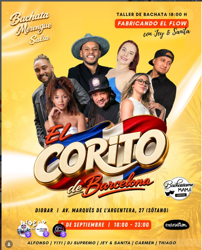 Cartel de El Corito de Barcelona del 6 de septiembre